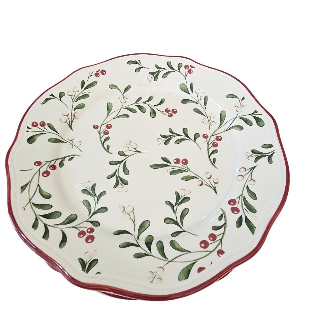 3 Better Homes Heritage Salad Plate 8.5" stoneware dishwasher microwave safe - Picture 3 of 8